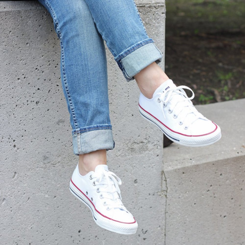 New Adult Converse White All Star Chuck Taylor